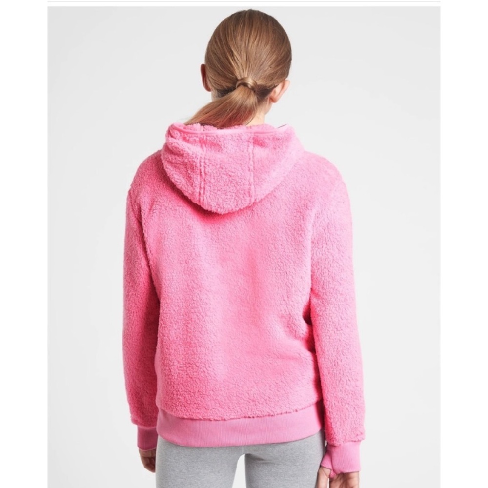Athleta Girl So Snug Sherpa Hoodie 2.0 Size L 12 NWT - Picture 2 of 8